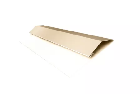 Планка стартово-финишная (Блок-хаус, Экобрус) Grand Line 0,45 PE RAL 1015 светлая слоновая кость