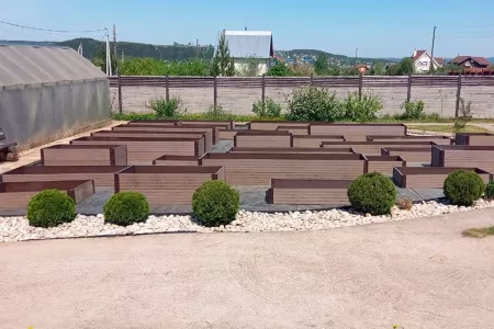 Доска грядочная Holzhof 150*25*2950мм, тиснение 3D