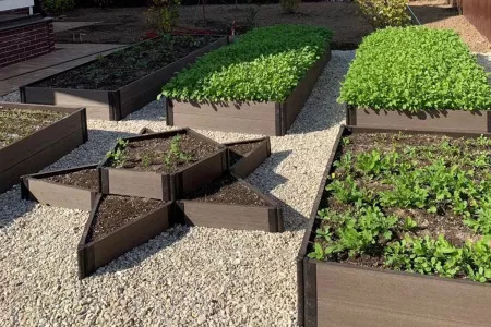 Доска грядочная Holzhof 150*25*2950мм, тиснение 3D