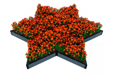 Доска грядочная NauticPrime 150*25*2950мм, серый