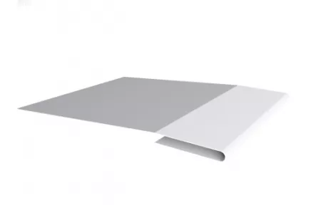 Планка начальная 0,4 PE с пленкой RAL 9003 сигнальный белый