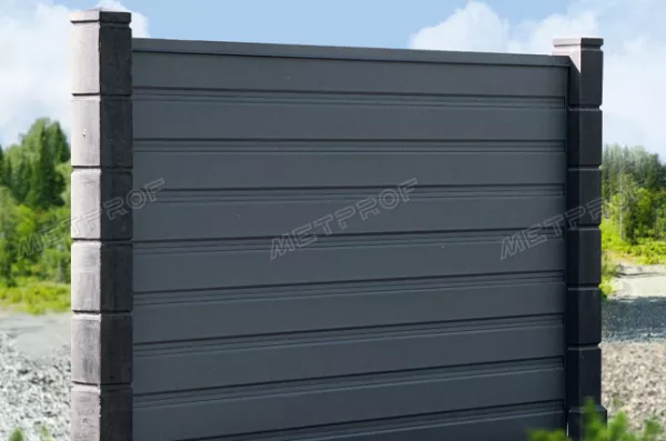 Забор жалюзи «Derby Max», покрытие neomatt