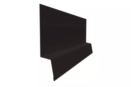 Планка начальная фальц 0,5 GreenCoat Pural BT, matt RR 33 черный (RAL 9005 черный)