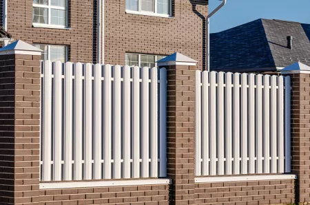 Штакетник LINE, покрытие rooftop бархат