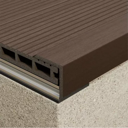 Уголок Unodeck Темный орех 50х50 3,0м