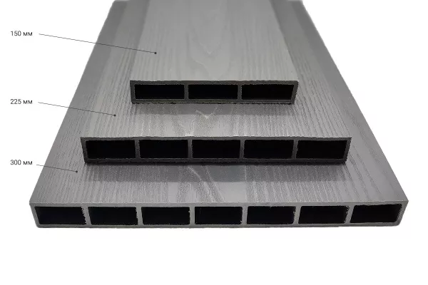 Доска грядочная NauticPrime 300*30*2950мм, серый