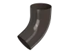 ТН МВС 125/90 мм колено трубы 60°, коричневый