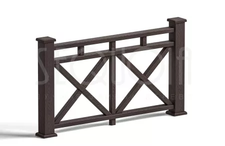 Комплект ограждения SEQUOIA «Бастион», gray