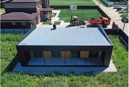 Вертикаль 0,2 Grand Line line 0,5 PurLite Matt с пленкой RAL 9005 черный