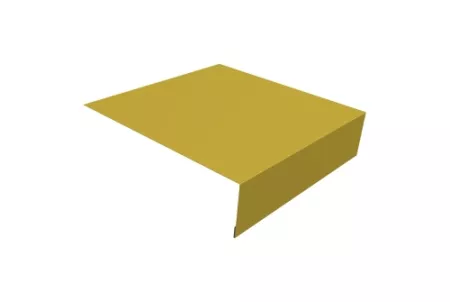 Планка околооконная простая 200х50 0,45 PE с пленкой RAL 1018