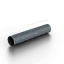 Труба водосточная D100х2000 Foramina Freeze (FRZ_D-01-Grey\Grey-0.5)