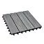 Садовый паркет CM Garden MODERN PATINA GREY, 300х300 мм, 11 шт/уп