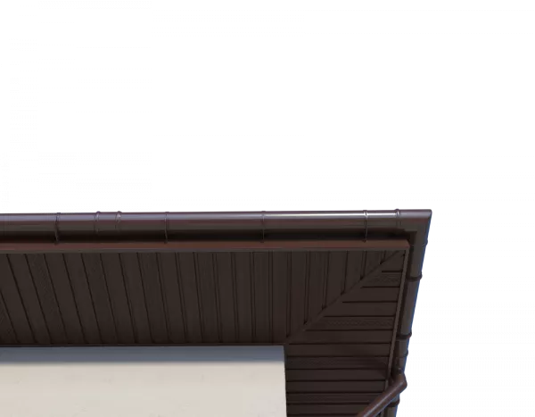 ТН, Софит, полностью перфорированный, 3м, каштан