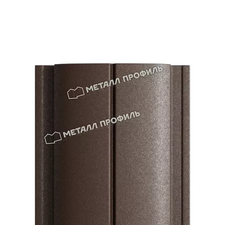 Штакетник металлический МЕТАЛЛ ПРОФИЛЬ ELLIPSE-T 19х126 (VALORI-20-Violet-0.5)