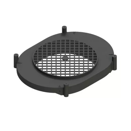 Аэратор кровельный TP-88/С | Кровельный вентиль для кровли из профнастила С-21 Чёрный