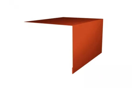 Планка околооконная простая 200х75 0,45 PE с пленкой RAL 2004 оранжевый