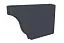 Заглушка желоба правая Vortex Lite Matt 130мм RAL 7024