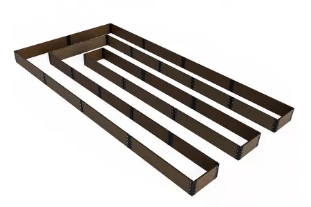 Доска грядочная Holzhof 150*25*2950мм, тиснение 3D