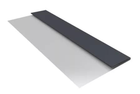 Планка стартовая БХ new 0,5 Satin с пленкой RAL 7024 мокрый асфальт