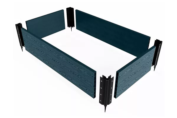 Шарнир для клумбы Holzhof 30*225мм, пластик черный