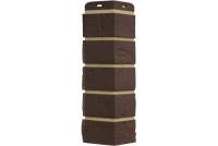 Угол Grand Line Состаренный кирпич Design Plus каштан с песочным швом