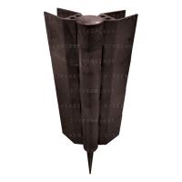 Угловой элемент ДПК 300 мм венге