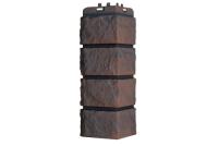 Угол Grand Line Колотый камень Design Plus трюфель с черным швом