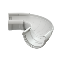 Угол желоба регулируемый LUX, пломбир