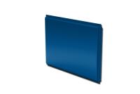 Кассета фасадная прямая открытого типа с порошковым покрытием, 1,2 мм RAL 5005 сигнальный синий
