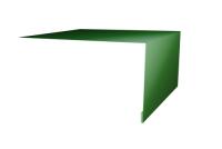 Планка околооконная простая 250х50 0,45 PE с пленкой RAL 6002 лиственно-зеленый