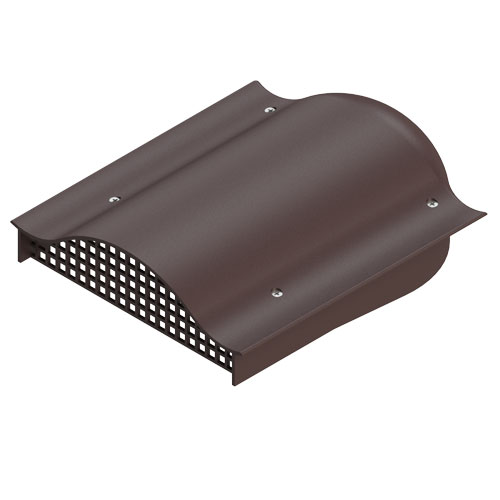 Аэратор кровельный TP-88/S | Кровельный вентиль для кровли из металлочерепицы «Монтеррей» коричневый