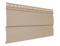 сайдинг виниловый под брус «Текос», кофе с молоком