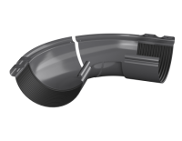 ТН МВС 125/90 мм внешний угол желоба регулируемый 100 -165°, коричневый