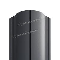 Штакетник металлический МЕТАЛЛ ПРОФИЛЬ ELLIPSE-O 19х126 (PURMAN-20-7024-0.5)