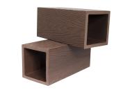 Столб из ДПК POLIVAN 3D 125х125х2900 мм (Светло-коричневый)