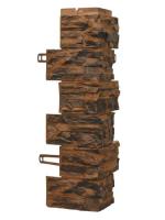 Угол фасадной панели «Royal Stone», скалистый камень Калгари