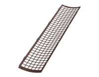 ТН ПВХ 125/82 мм, защитная решетка водосточного желоба 0,6 м, коричневый, шт.