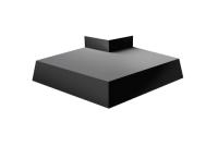 Угол отлива внешний 250 0,5 Rooftop Matte с пленкой RAL 9005 черный