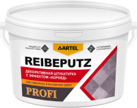 Декоративная штукатурка Короед ARTEL Reibeputz зерно 1мм бак 45кг