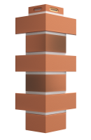 Угол Флемиш, Красный жженый для фасадных панелей