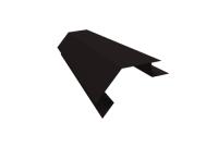 Угол внешний сложный 135гр БХ new 0,5 GreenCoat Pural BT, matt RR 33 черный (RAL 9005 черный)