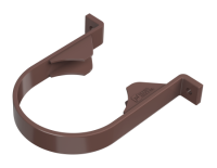 ТН ПВХ 125/82 мм, хомут трубы, коричневый, шт.