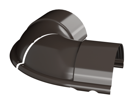 ТН МВС 125/90 мм внешний угол регулируемый 100 -165° тёмно-коричневый шт.