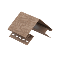 НАТУРАЛЬНЫЙ Наружный угол к сайдингу колл. ТИМБЕР-БЛОК серия КЕДР (3,05 м) 5шт/уп