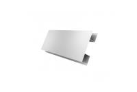 Планка H-образная 0,45 PE с пленкой RAL 9003 сигнальный белый ШК