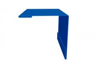 Угол внешний 30х30 0,45 PE с пленкой RAL 5005 сигнальный синий