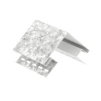 СВЕТЛО-СЕРЫЙ Наружный угол к сайдингу колл. СТОУН-ХАУС серия КВАРЦИТ (3,05 м) 5шт/уп