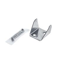 Фиксатор промежуточного профиля CM Railing D = 37 х 37 мм угол=45 град, с саморезами