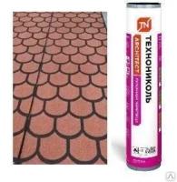 Рулонная черепица Технониколь Бобровый хвост Коричневый /1 рулон/