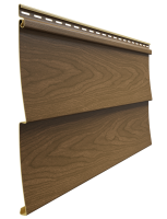 Сайдинг LUX под дерево, Ёлочка D5C, миндаль